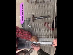 Filet de câble métallique serti