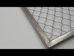 Maillage de corde de ferrule en acier inoxydable souple