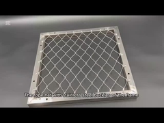 À quoi ressemble le filet en câble métallique en acier inoxydable pour escaliers