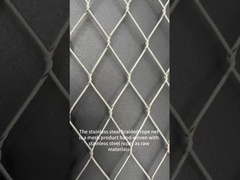 Introduction détaillée au filet de câble en acier inoxydable