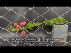 À quoi ressemble un treillis de câble métallique en acier inoxydable