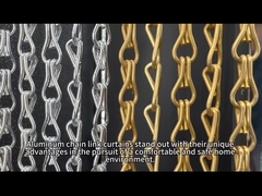 Rideau en treillis en chaîne