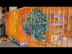 Rideau de chaînes en aluminium