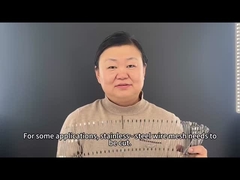 Réseau de volière à corde en acier inoxydable à ferrule de diamant