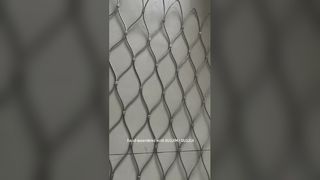 Filet de câble métallique en acier inoxydable à double boucle