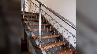 Barrière de sécurité en filet de corde en acier inoxydable 316