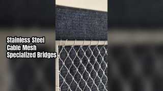 Treillis de câbles en acier inoxydable spécialisé pour les ponts